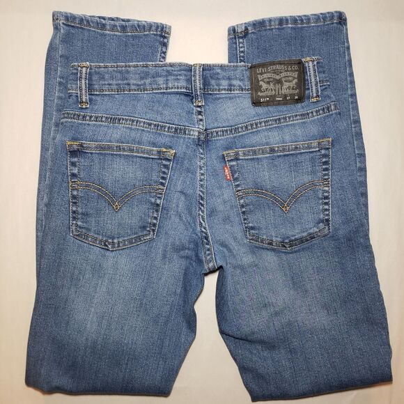 LEVI'S Boys 511 Flex Slim Fit Performance Jeans Size 14 -  27 x 29 - Picture 4 of 9